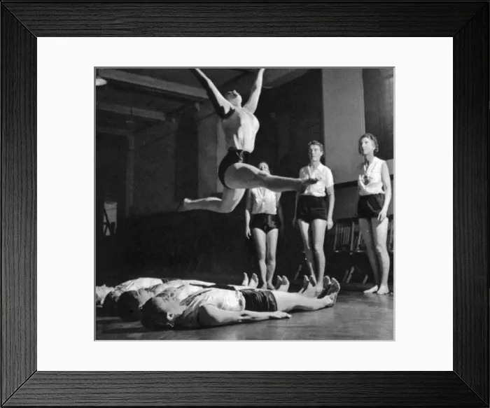 Framed Print : The Womens League of Health & Beauty exercise classes, 1938 Framed Print : The Womens League of Health & Beauty exercise classes, 1938
