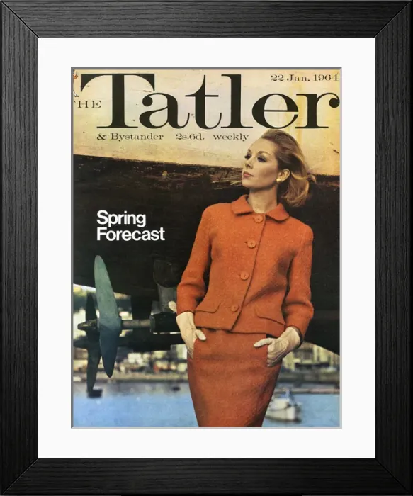 Framed Print : Tatler front cover, January 1964 Framed Print : Tatler front cover, January 1964