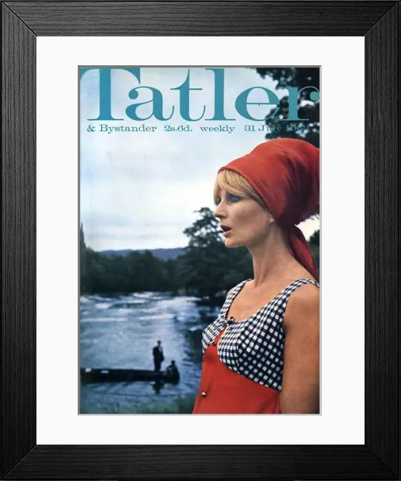 Framed Print : Tatler front cover, Marlow, Bucks, 1963 Framed Print : Tatler front cover, Marlow, Bucks, 1963