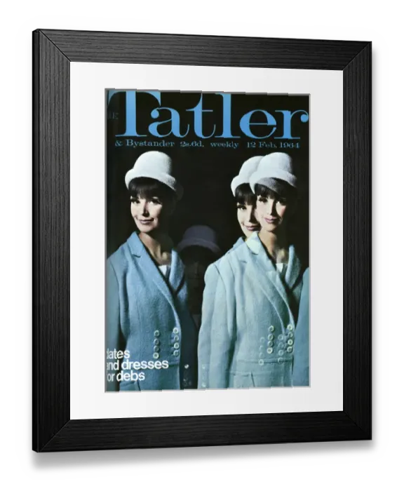 Framed Print : Tatler front cover, February 1964 Framed Print : Tatler front cover, February 1964