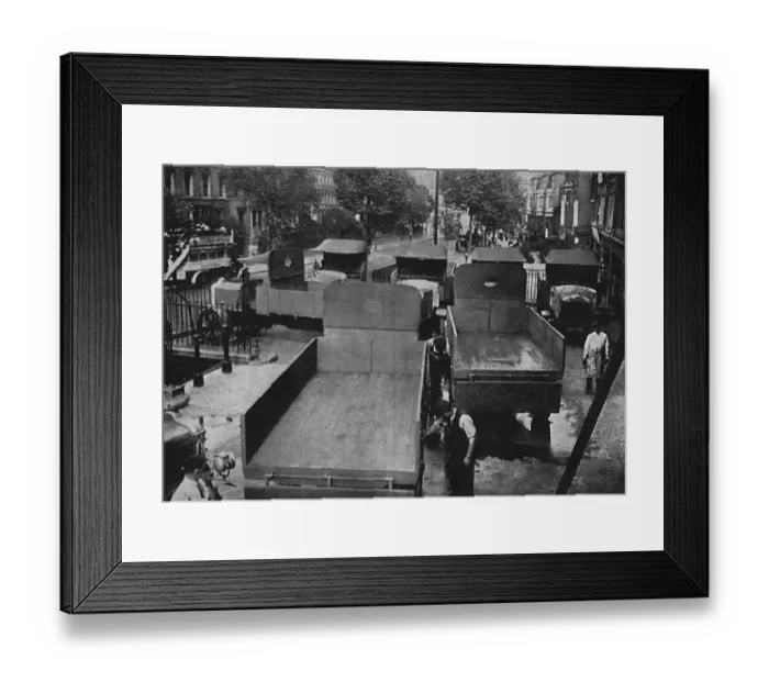 Framed Print : london motor buses converted Framed Print : london motor buses converted