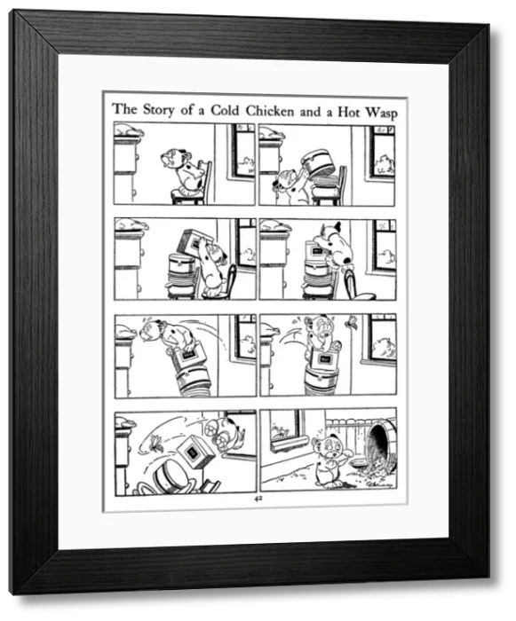 Framed Print : The story of a cold chicken and a hot wasp Framed Print : The story of a cold chicken and a hot wasp