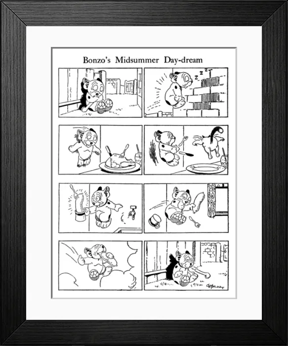 Framed Print : Bonzos Midsummer Day-dream Framed Print : Bonzos Midsummer Day-dream
