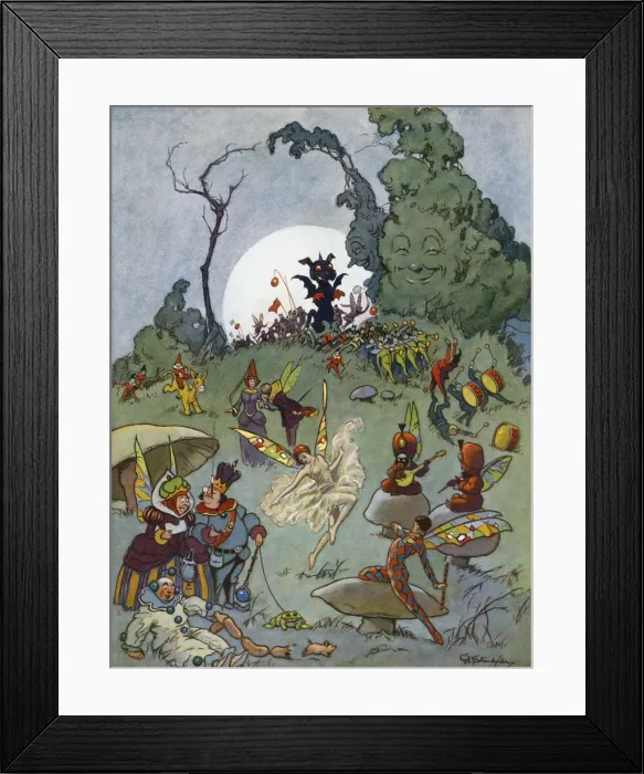 Framed Print : The Fairy Pageant Framed Print : The Fairy Pageant