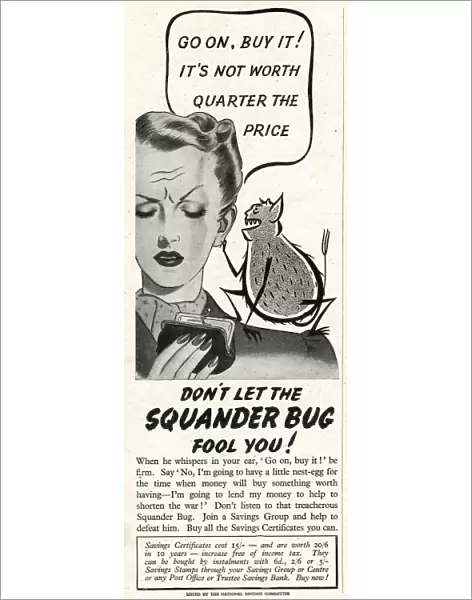 Advert from the National Savings Committee 1943