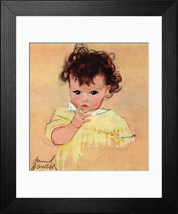 Framed Print : Nobody Loves Me by Muriel Dawson Framed Print : Nobody Loves Me by Muriel Dawson