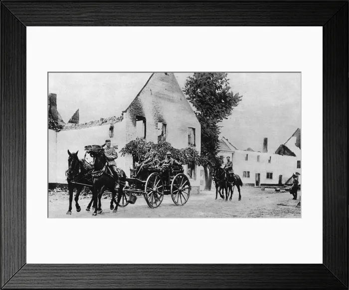 Framed Print : German soldiers in Mouland Framed Print : German soldiers in Mouland