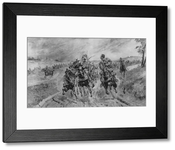 Framed Print : Galloping to Mons Framed Print : Galloping to Mons