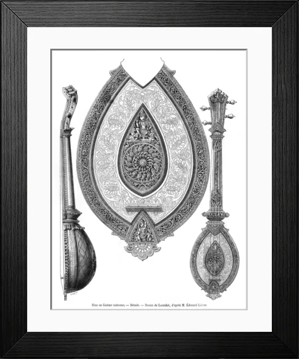 Framed Print : Indian guitar Framed Print : Indian guitar
