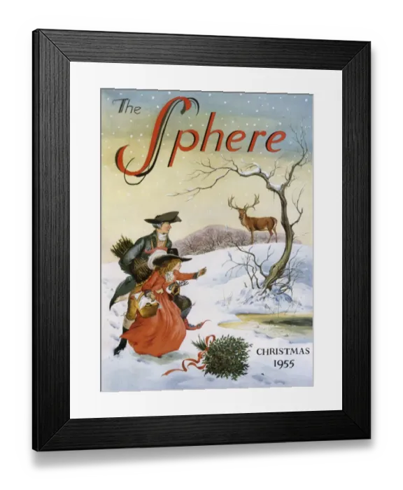 Framed Print : Christmas Morning - Bringing Home Christmas Dinner Framed Print : Christmas Morning - Bringing Home Christmas Dinner