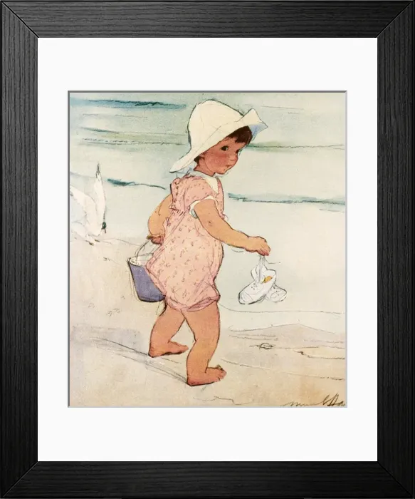Framed Print : The First Arrival by Muriel Dawson Framed Print : The First Arrival by Muriel Dawson