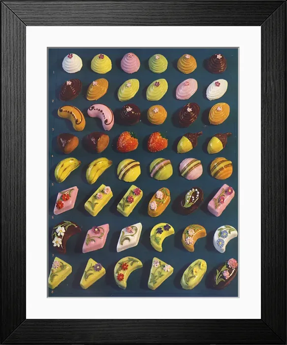 Framed Print : Petits Fours Glace spread Framed Print : Petits Fours Glace spread