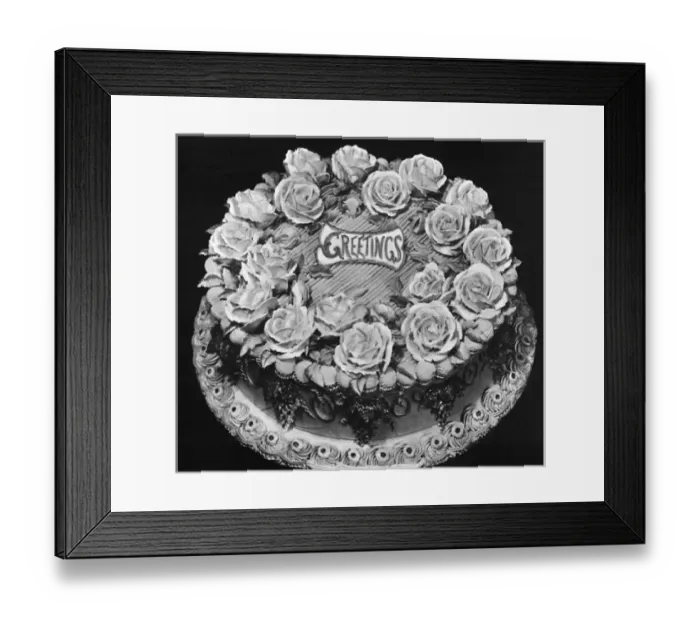 Framed Print : Large Decorated Party Cake Framed Print : Large Decorated Party Cake