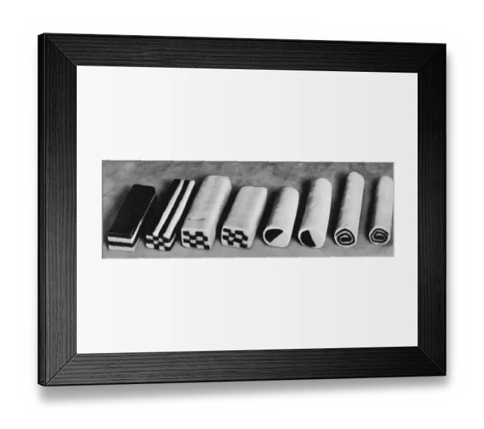 Framed Print : Checkerboard and Pinwheel Desserts Framed Print : Checkerboard and Pinwheel Desserts