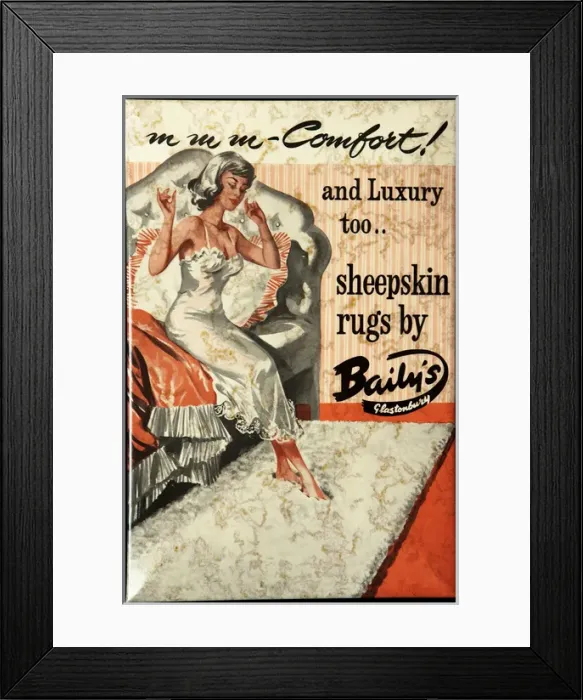 Framed Print : Tin Sign Date: circa 1950s Framed Print : Tin Sign Date: circa 1950s