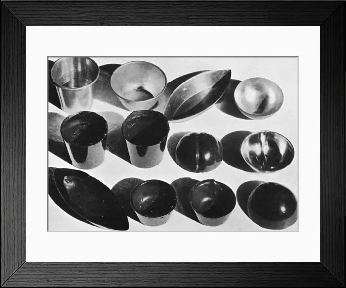 Framed Print : Moulding of Chocolate Bases Framed Print : Moulding of Chocolate Bases