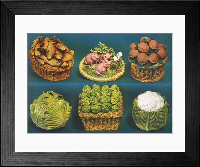 Framed Print : A Spread of Cake Novelties Framed Print : A Spread of Cake Novelties