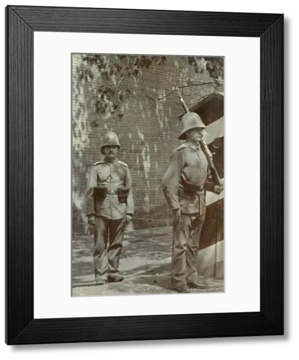 Framed Print : German soldiers in China Framed Print : German soldiers in China