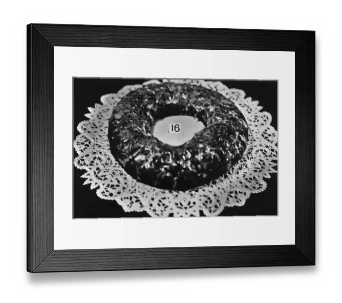 Framed Print : Danish Pastry Specialties, Black Walnut Ring Framed Print : Danish Pastry Specialties, Black Walnut Ring