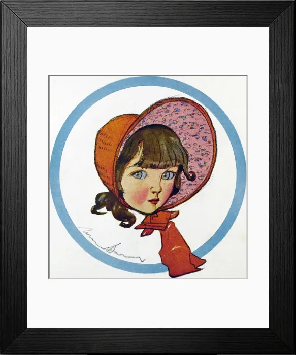 Framed Print : The New Bonnet by Muriel Dawson Framed Print : The New Bonnet by Muriel Dawson