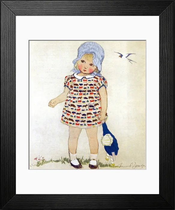 Framed Print : Dollys Tired by Muriel Dawson Framed Print : Dollys Tired by Muriel Dawson