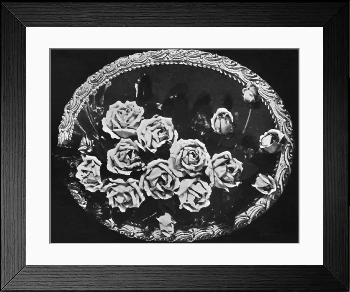 Framed Print : Cake design, flower making. Marzipan Rose Plaque Framed Print : Cake design, flower making. Marzipan Rose Plaque