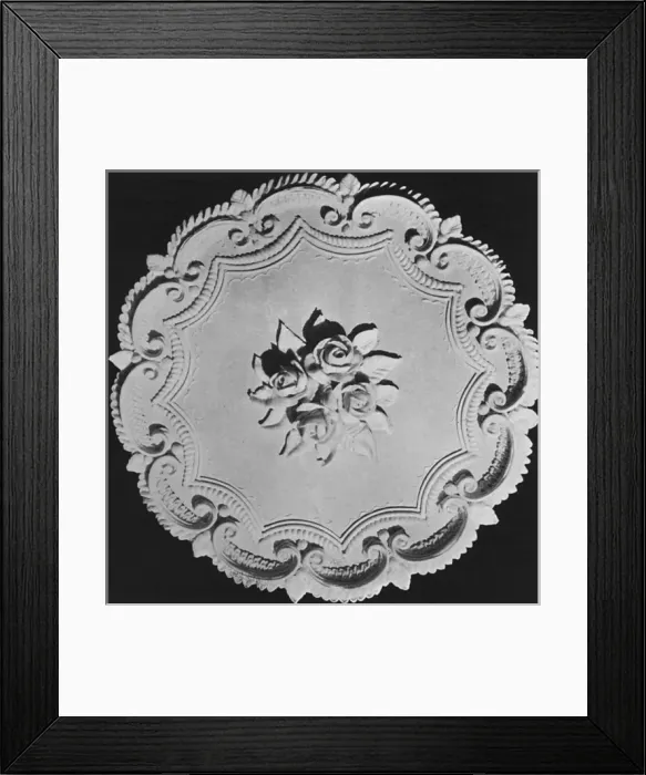 Framed Print : Designs for Cake Tops Framed Print : Designs for Cake Tops