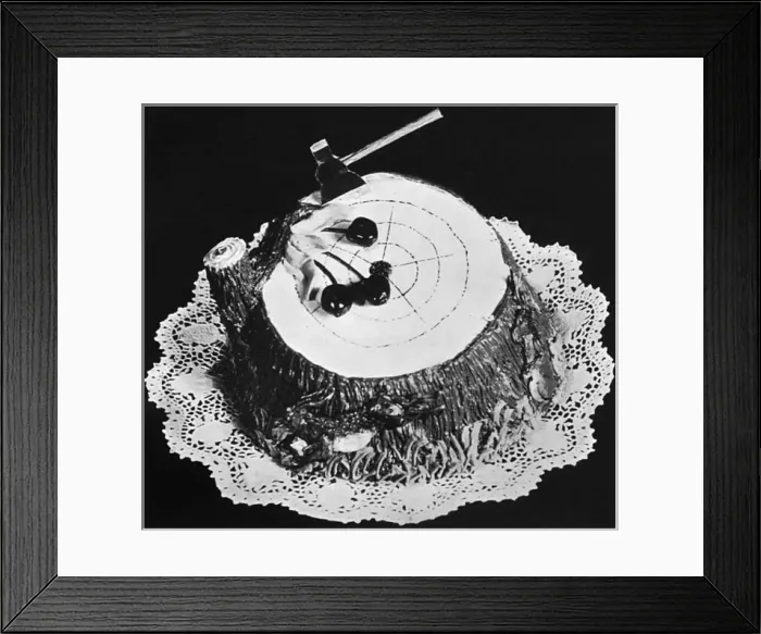 Framed Print : Seasonable Cakes. Log Cake Framed Print : Seasonable Cakes. Log Cake