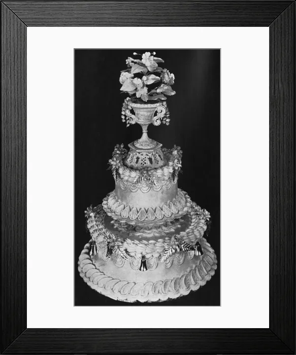 Framed Print : Two Tier Wedding Cake Framed Print : Two Tier Wedding Cake