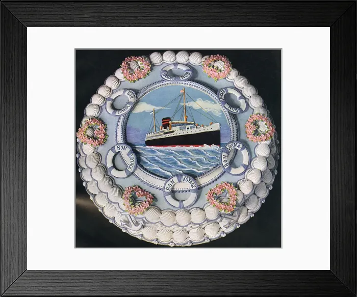 Framed Print : Bon Voyage Cake Framed Print : Bon Voyage Cake