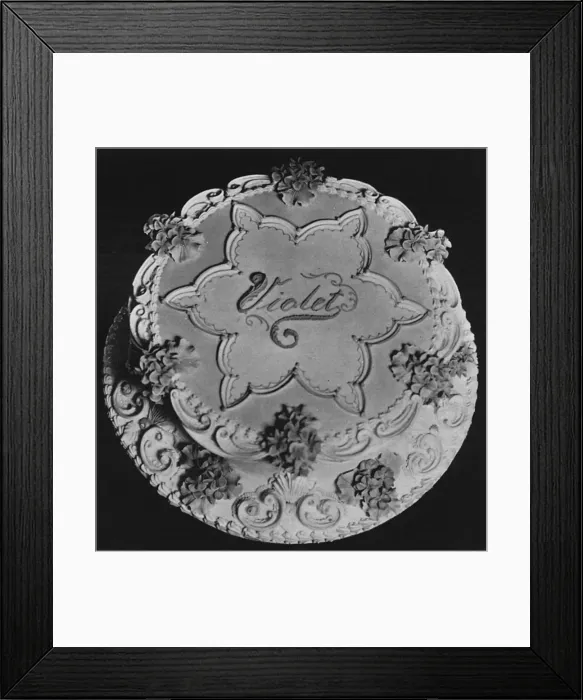 Framed Print : Presentation Cake. Violet Framed Print : Presentation Cake. Violet