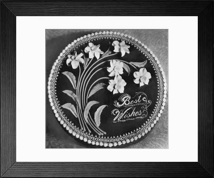 Framed Print : Wedding and Speciality Cakes. Narcissus Cake Framed Print : Wedding and Speciality Cakes. Narcissus Cake