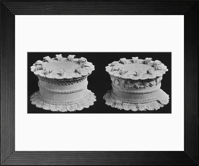 Framed Print : Wedding Cakes with Gum Paste Molding Framed Print : Wedding Cakes with Gum Paste Molding