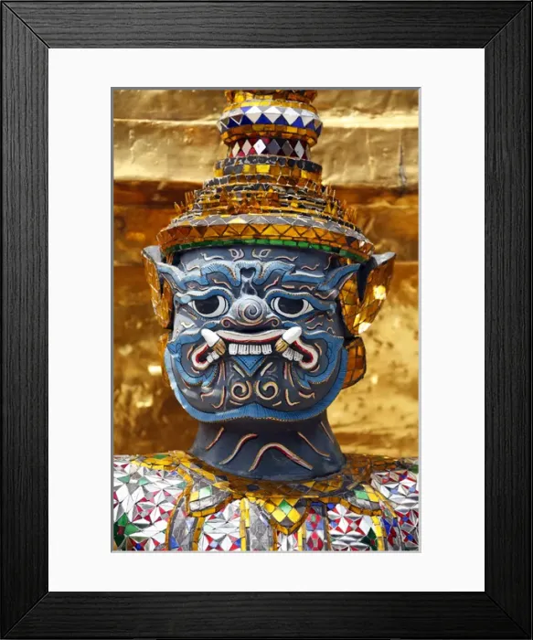 Framed Print : Grand Palace Complex, Wat Phra Kaew, Bangkok