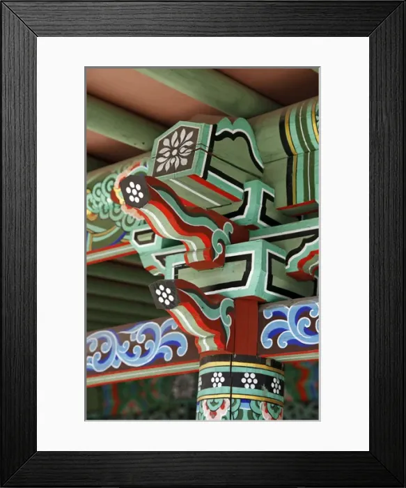 Framed Print : Bongeunsa Buddhist Temple in Seoul, South Korea Framed Print : Bongeunsa Buddhist Temple in Seoul, South Korea