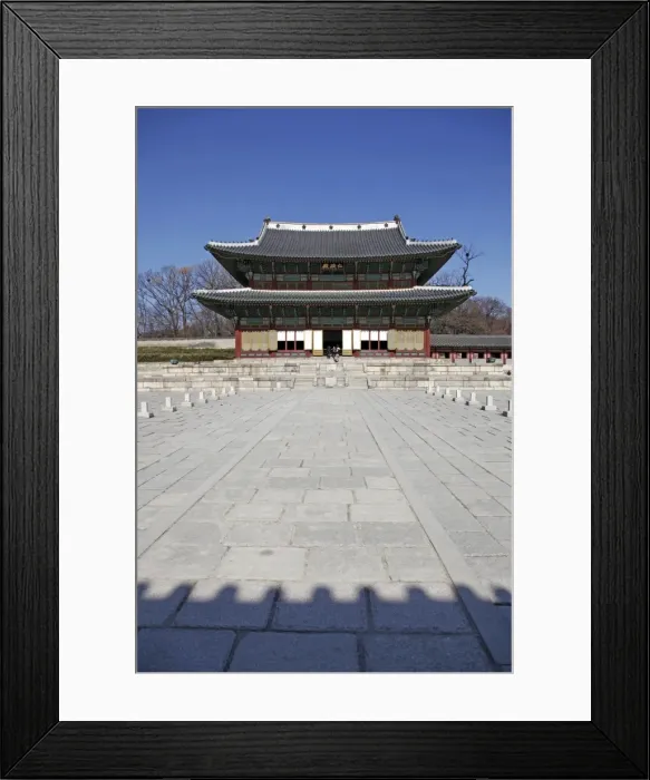 Framed Print : Changdeokgung Palace in Seoul, South Korea Framed Print : Changdeokgung Palace in Seoul, South Korea