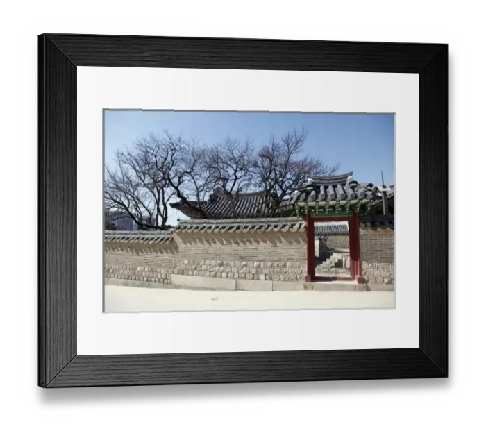 Framed Print : Changdeokgung Palace in Seoul, South Korea Framed Print : Changdeokgung Palace in Seoul, South Korea