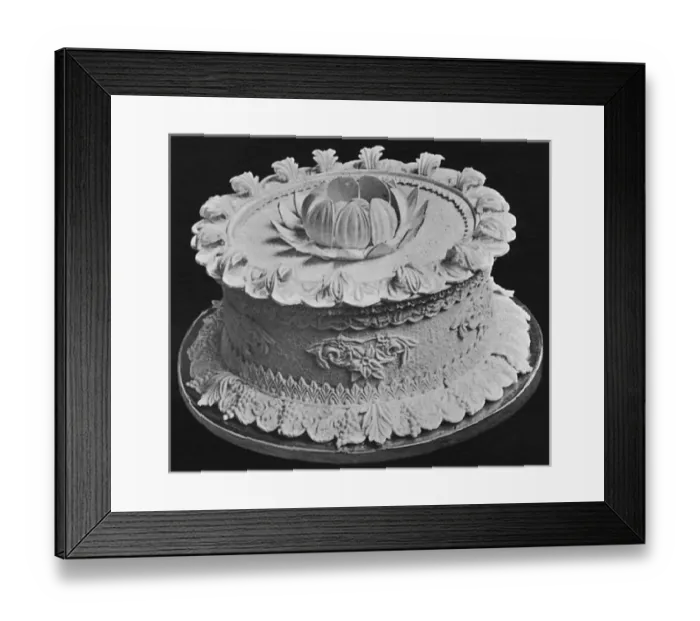 Framed Print : Wedding Cakes with Gum Paste Molding. Stucco Finish Framed Print : Wedding Cakes with Gum Paste Molding. Stucco Finish