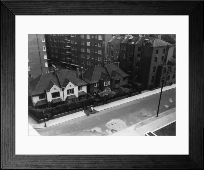 Framed Print : Semi-detached Housing, London Framed Print : Semi-detached Housing, London