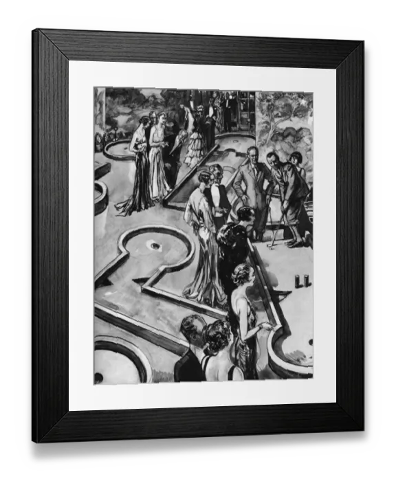 Framed Print : Miniature Golf at the Kit-Cat Framed Print : Miniature Golf at the Kit-Cat