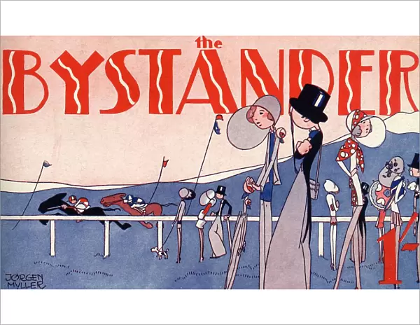 Bystander masthead design, society at the races