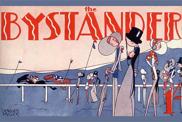 Bystander masthead design, society at the races