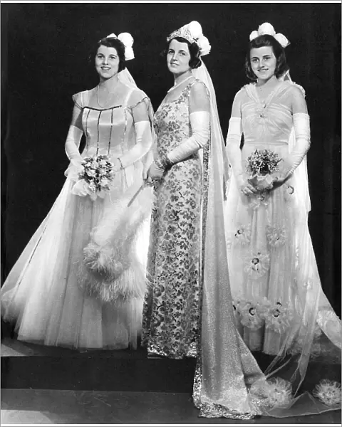 Mrs Kennedy and her deb daughters
