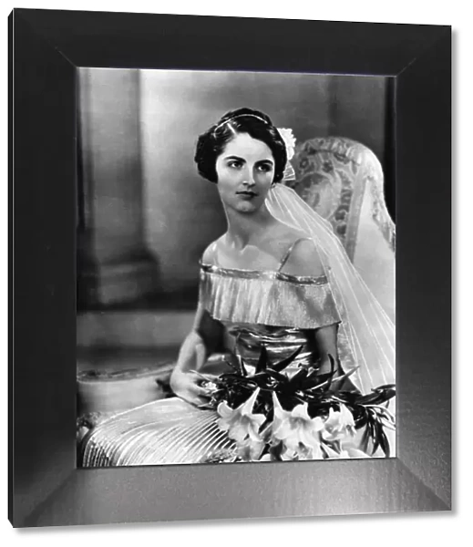 Lady Gloria Vaughan as a debutante