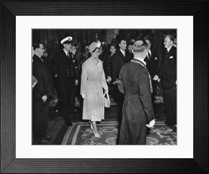 Framed Print : Princess Elizabeth in Paris Framed Print : Princess Elizabeth in Paris