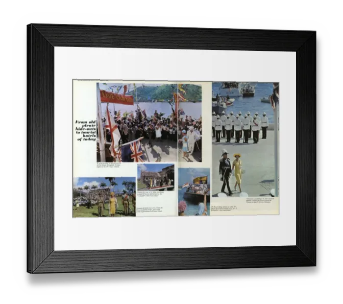 Framed Print : Queen and Prince Philip on tour Framed Print : Queen and Prince Philip on tour