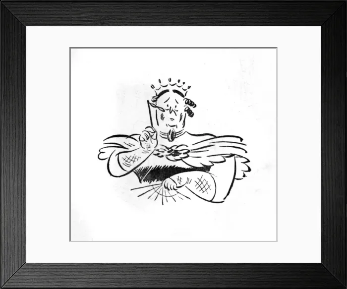 Framed Print : A Dowager during the London Season Framed Print : A Dowager during the London Season