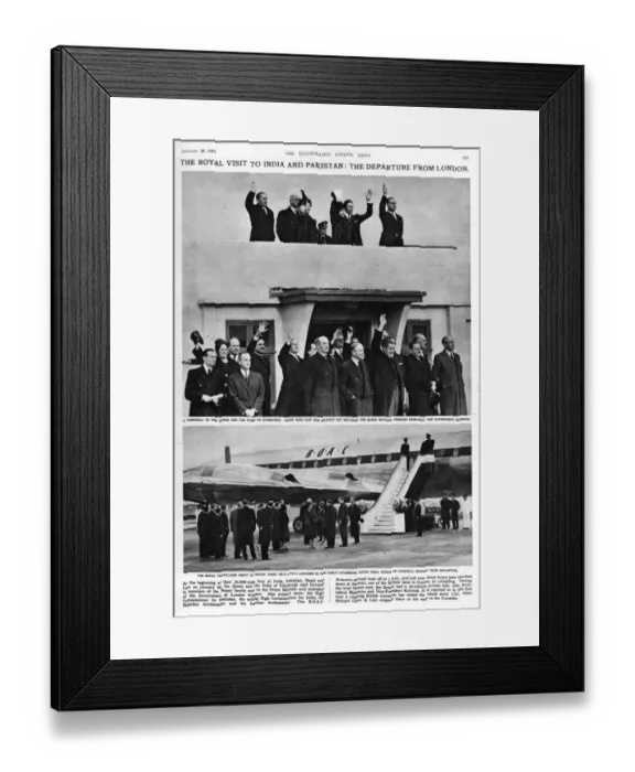 Framed Print : The Royal visit to India and Pakistan Framed Print : The Royal visit to India and Pakistan