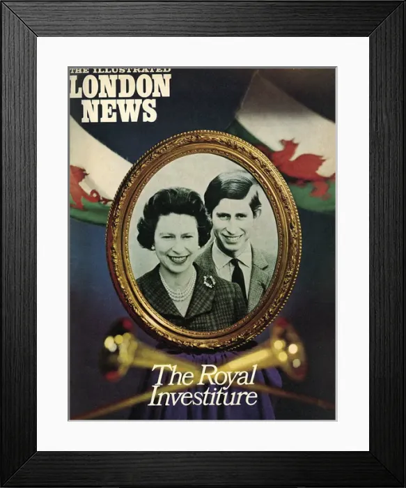 Framed Print : The royal investiture of Prince Charles Framed Print : The royal investiture of Prince Charles