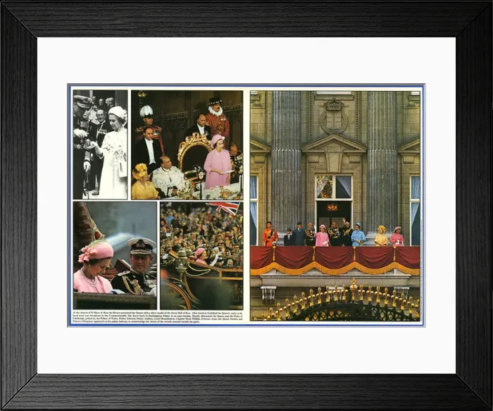Framed Print : Celebrating the Silver Jubilee of Queen Elizabeth II Framed Print : Celebrating the Silver Jubilee of Queen Elizabeth II